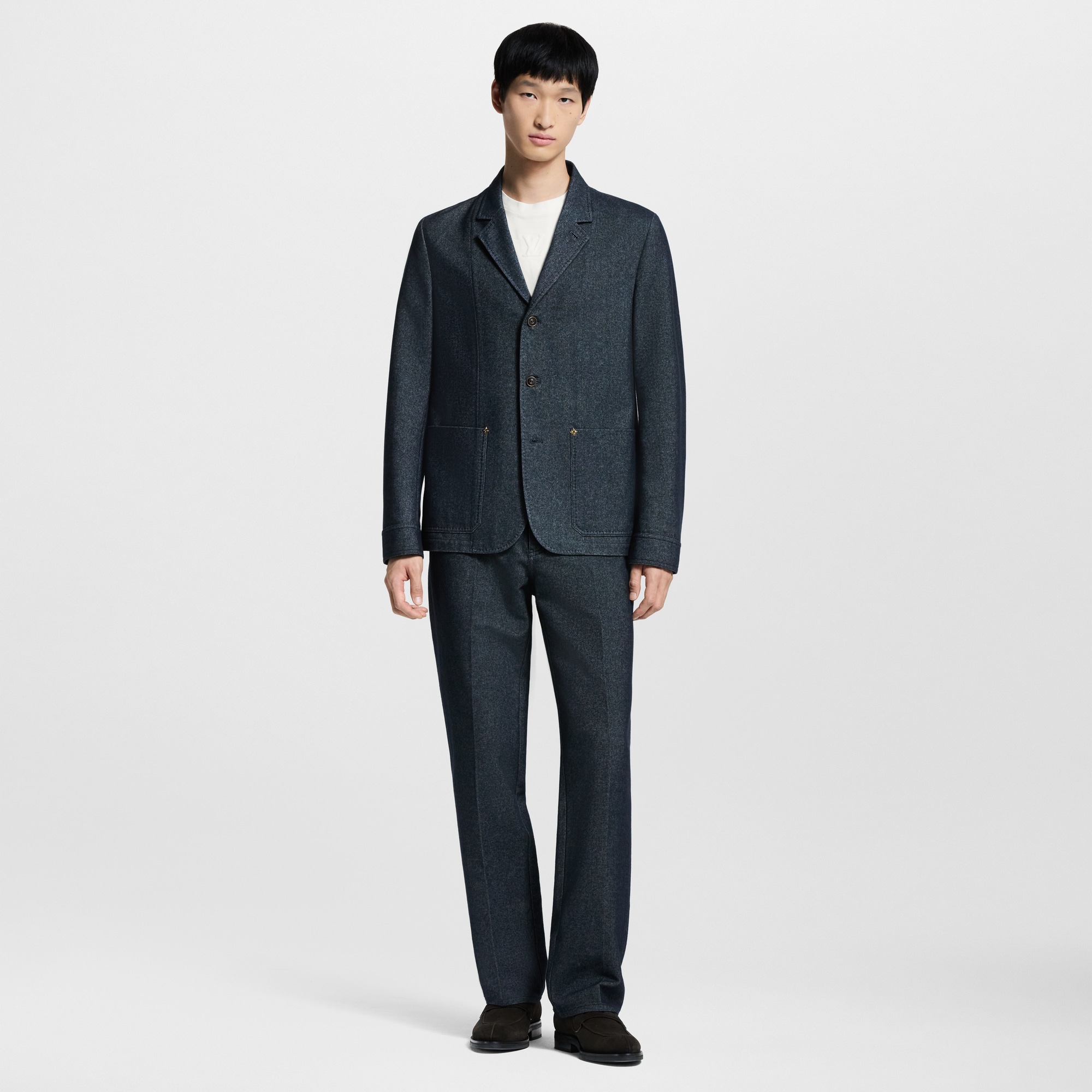 カシミヤブレンド デニムジャケット  メンズ ウェア(洋服) (製品ズーム)