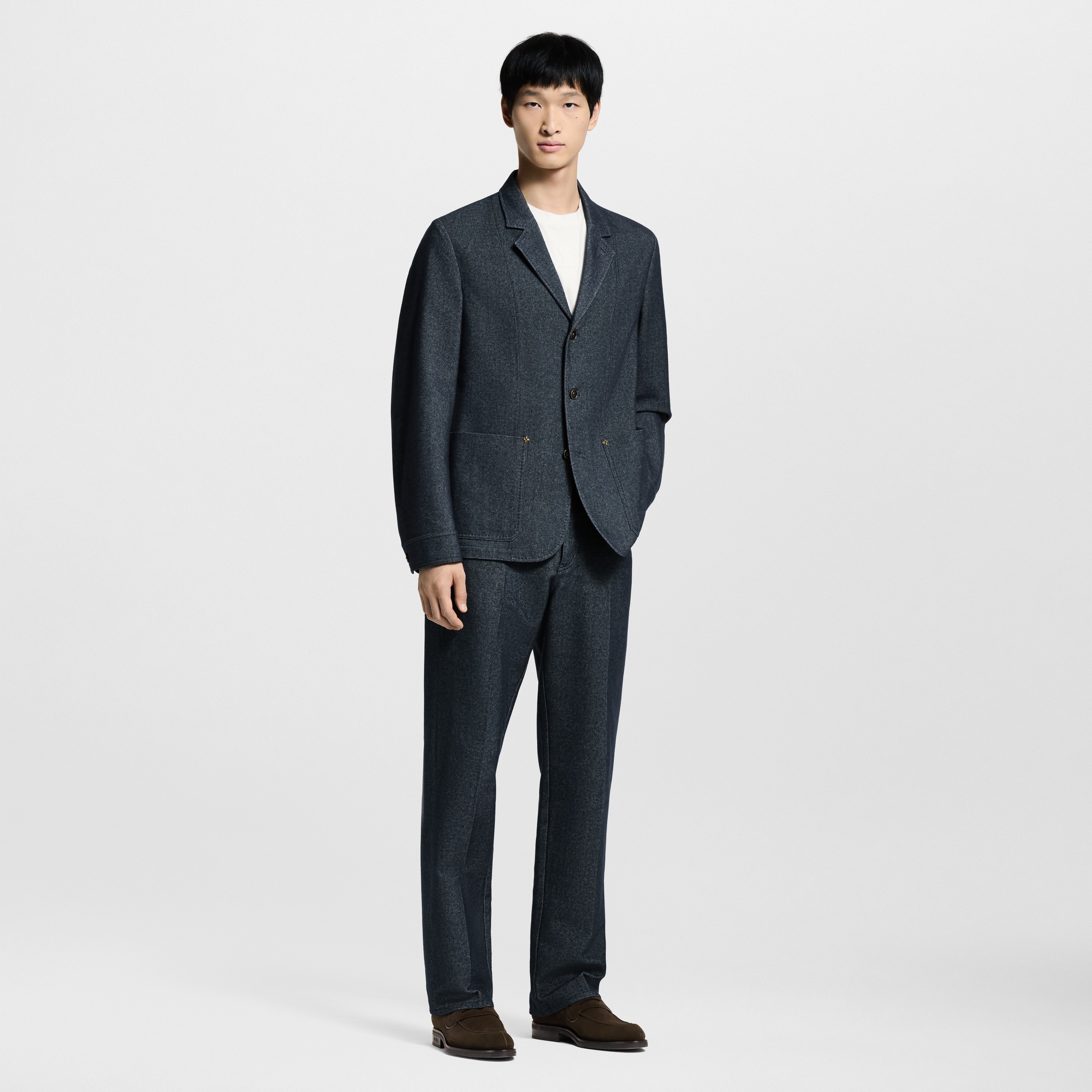 カシミヤブレンド フォーマルデニムパンツ  メンズ ウェア(洋服) (製品ズーム)