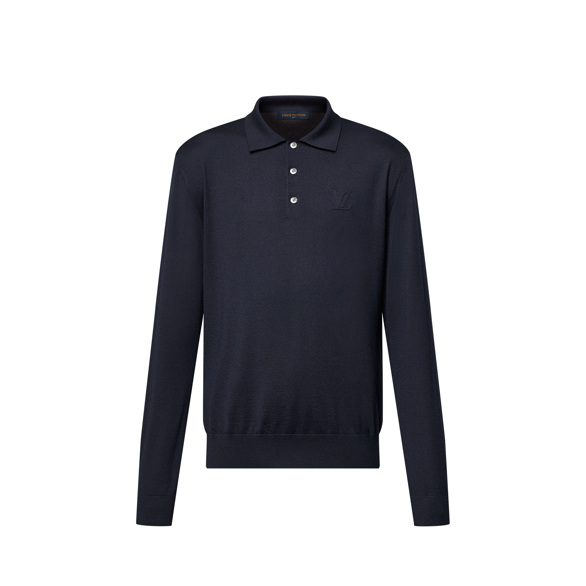 カシミヤロングスリーブポロ  メンズ ウェア(洋服) (製品ズーム)