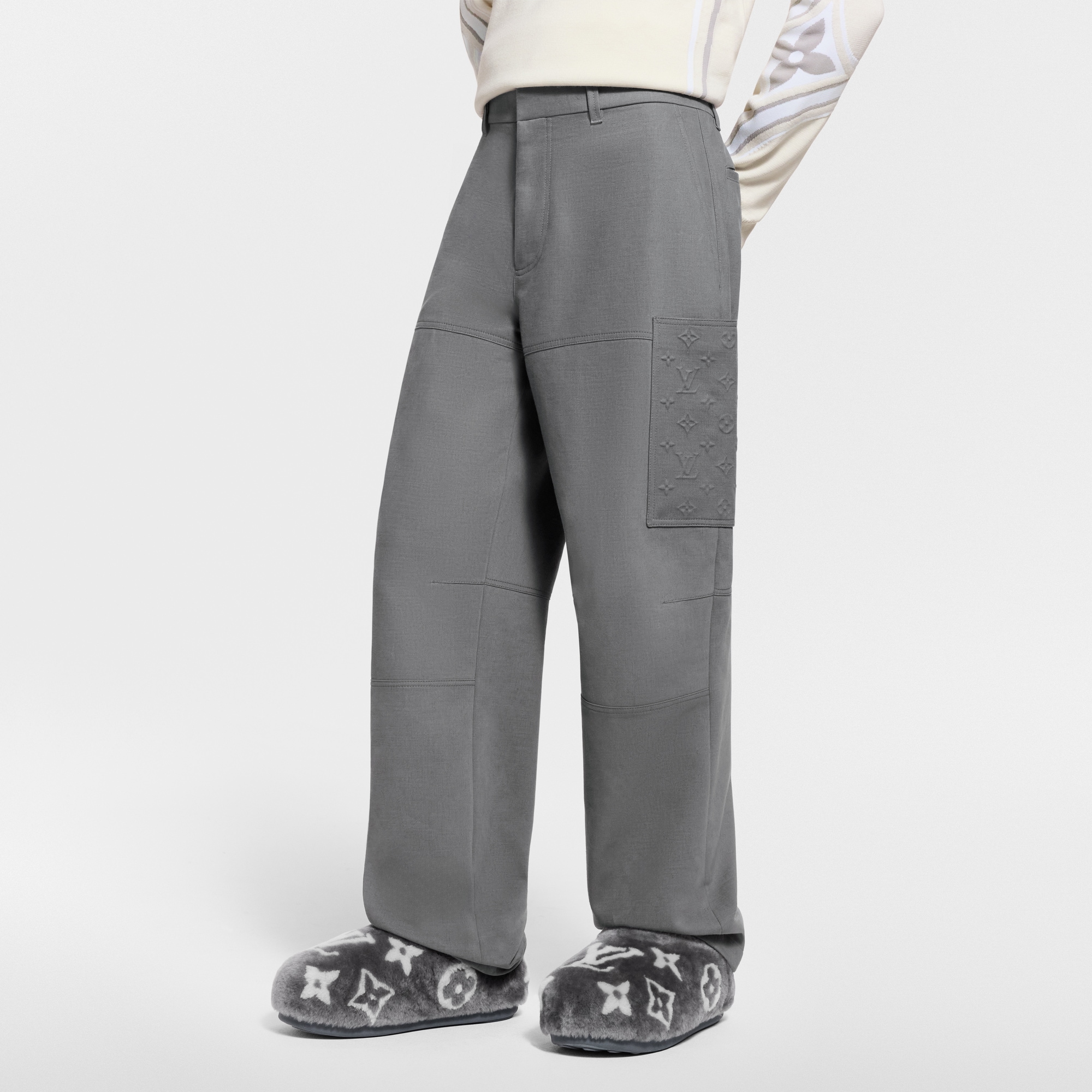 カシミヤミックス カーゴパンツ  メンズ ウェア(洋服) (製品ズーム)