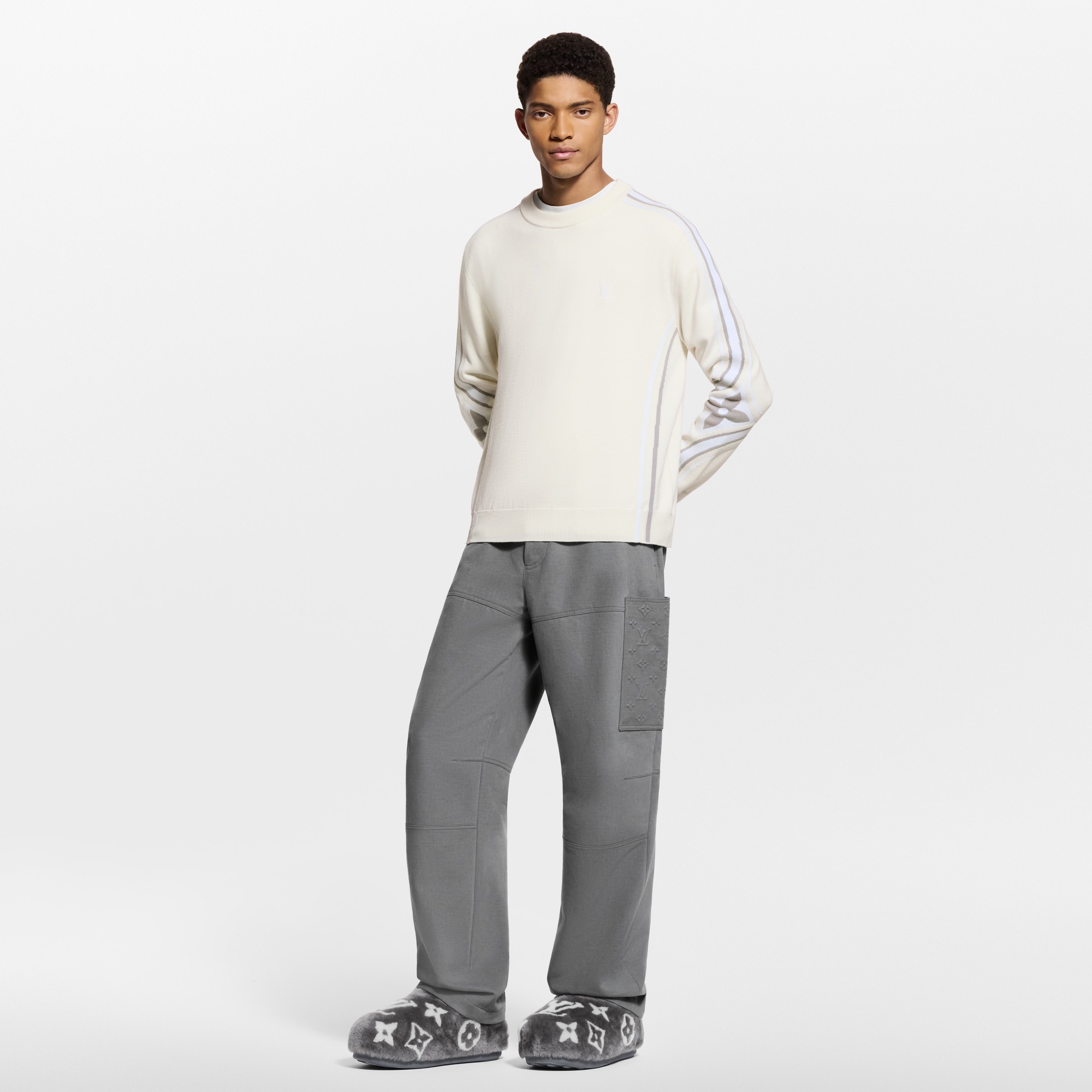 カシミヤミックス カーゴパンツ  メンズ ウェア(洋服) (製品ズーム)