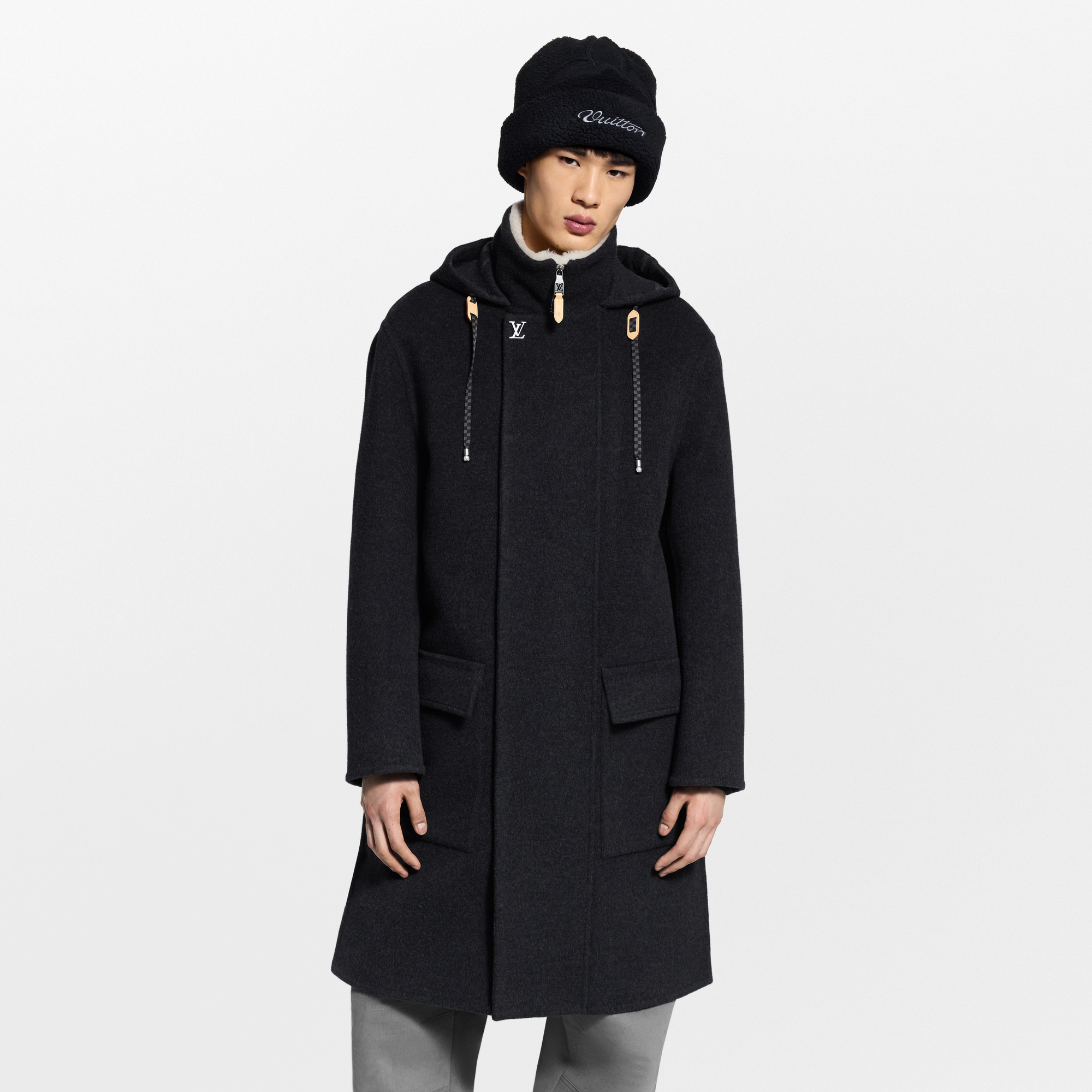 カシミヤシルクブレンドダブルフェイスコート  メンズ ウェア(洋服) (製品ズーム)