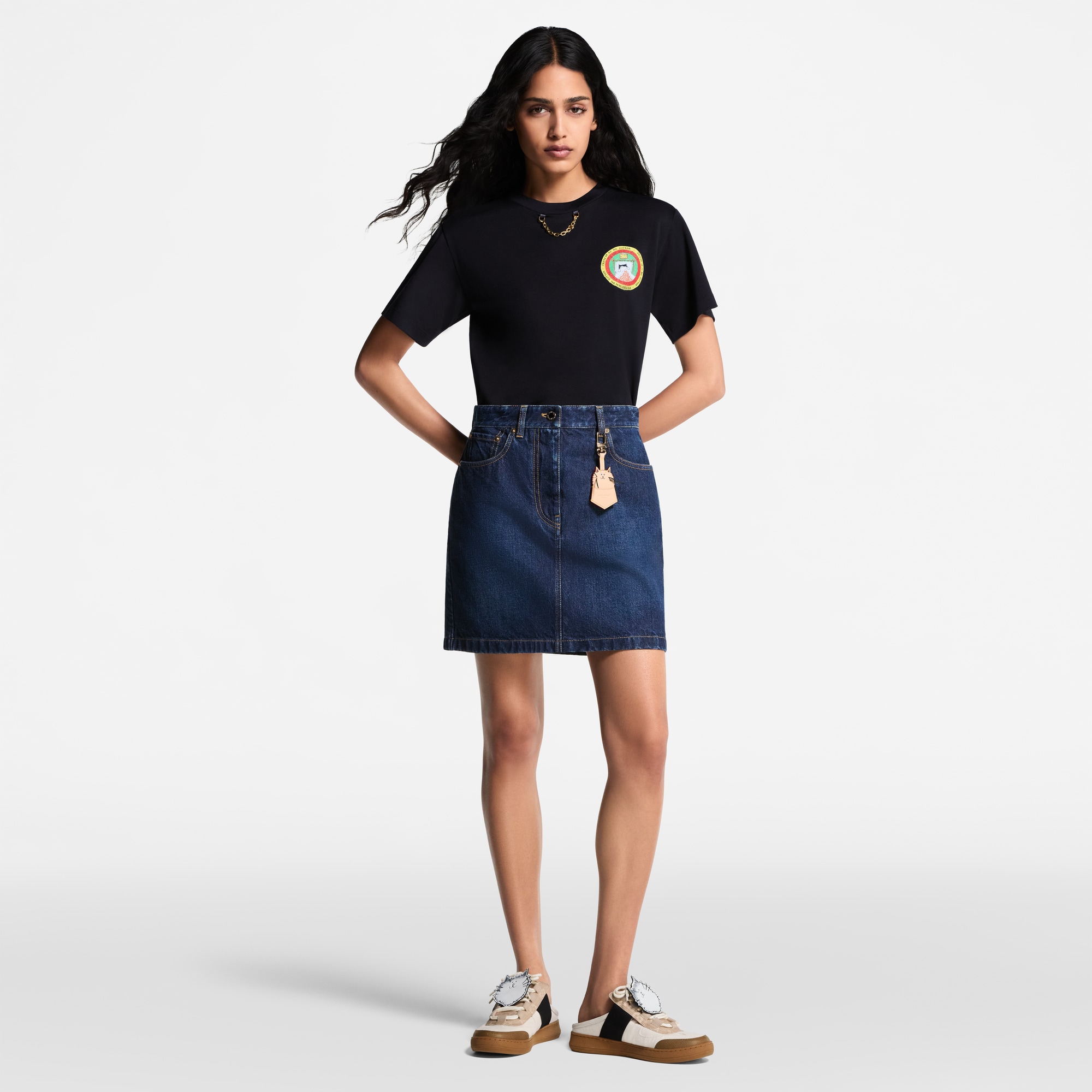 キャットスタンプ Tシャツ  ウィメンズ ウェア(洋服) (製品ズーム)