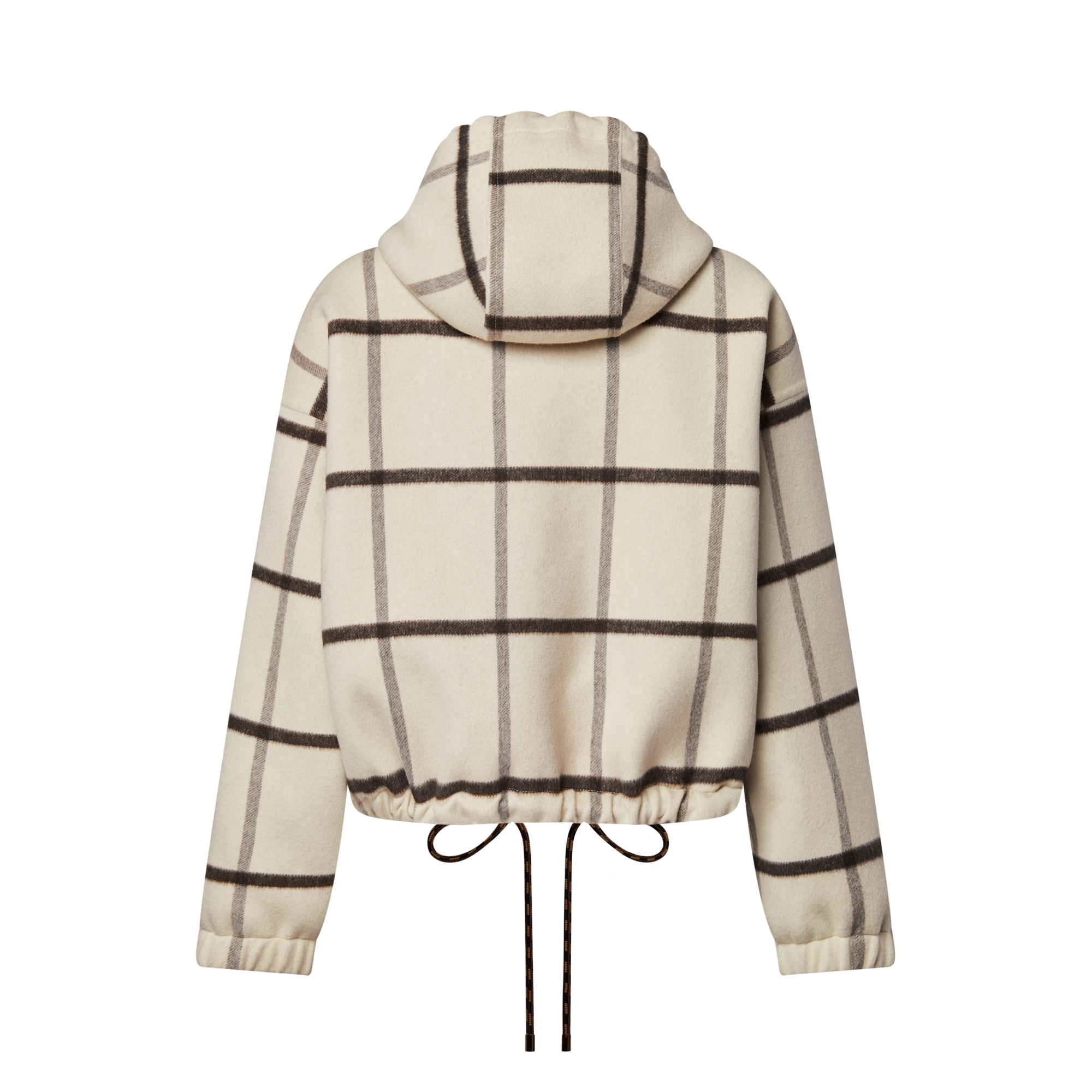 チェックモチーフ フーデッドジャケット  ウィメンズ ウェア(洋服) (製品ズーム)