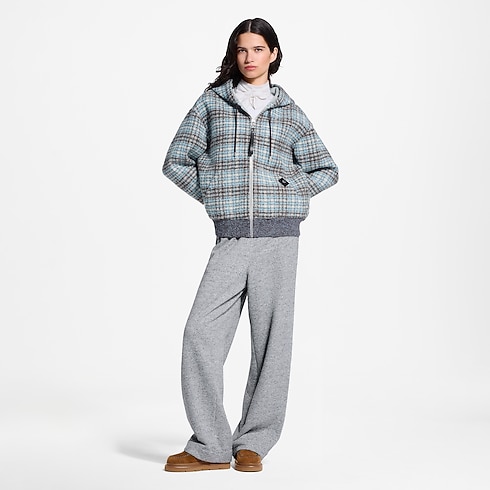 チェックツイード ジップアップジャケット ウィメンズ ウェア(洋服) (製品ズーム)
