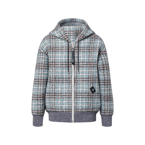 チェックツイード ジップアップジャケット ウィメンズ ウェア(洋服) (製品ズーム)