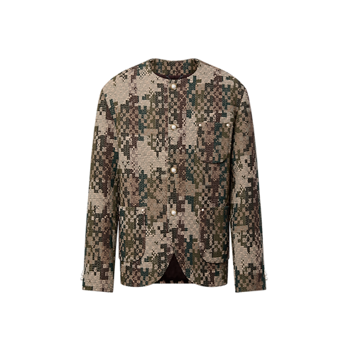 シックカラーレスカシミヤプレンドダミエツイード メンズ Discontinued Product (製品ズーム)