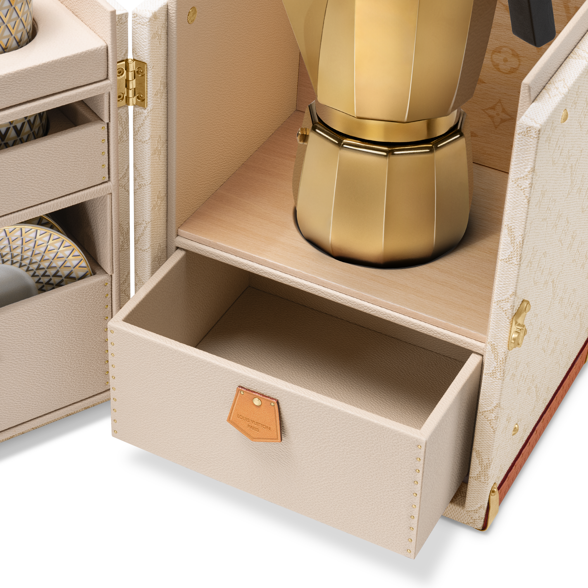 コーヒー･トランク モノグラム･ヘリテージ トランク、トラベル & ホーム トランク & ボックス (製品ズーム)