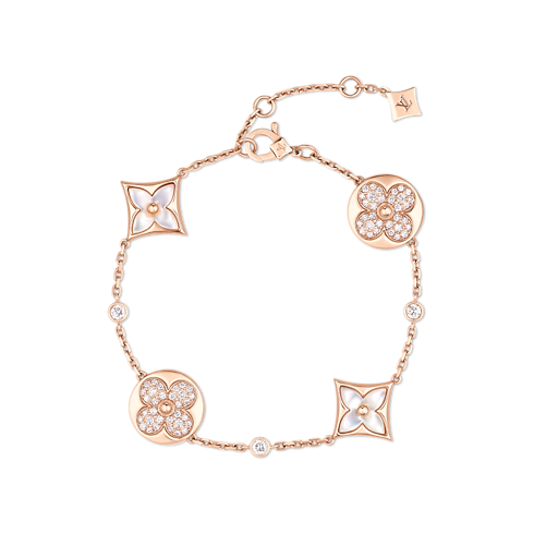 ブレスレット カラー ブロッサム BB 4 モチーフ (イエローゴールド×ソーダライト×ダイヤモンド) ジュエリー ジュエリー カテゴリー