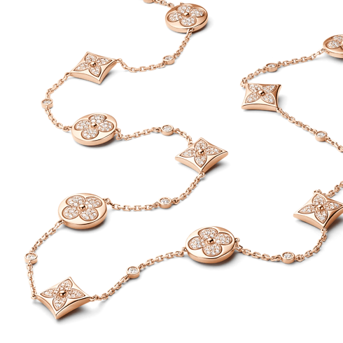 ロングネックレス ブロッサム BB(ピンクゴールド×ダイヤモンド) ジュエリー ジュエリー カテゴリー (製品ズーム)