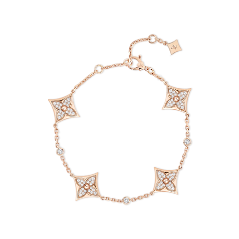 ブレスレット 4モチーフ スター ブロッサム BB (ピンクゴールド×ダイヤモンド) ジュエリー ジュエリー カテゴリー (製品ズーム)