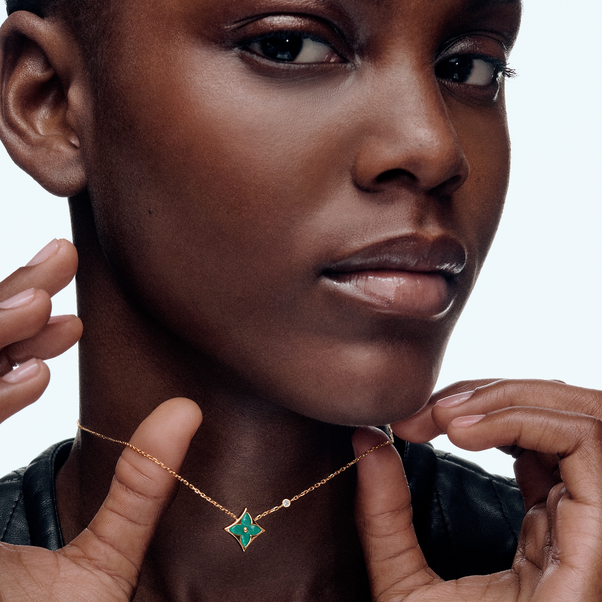 ペンダント カラー ブロッサム BB(イエローゴールド×アマゾナイト×ダイヤモンド)  ジュエリー ジュエリー カテゴリー (製品ズーム)