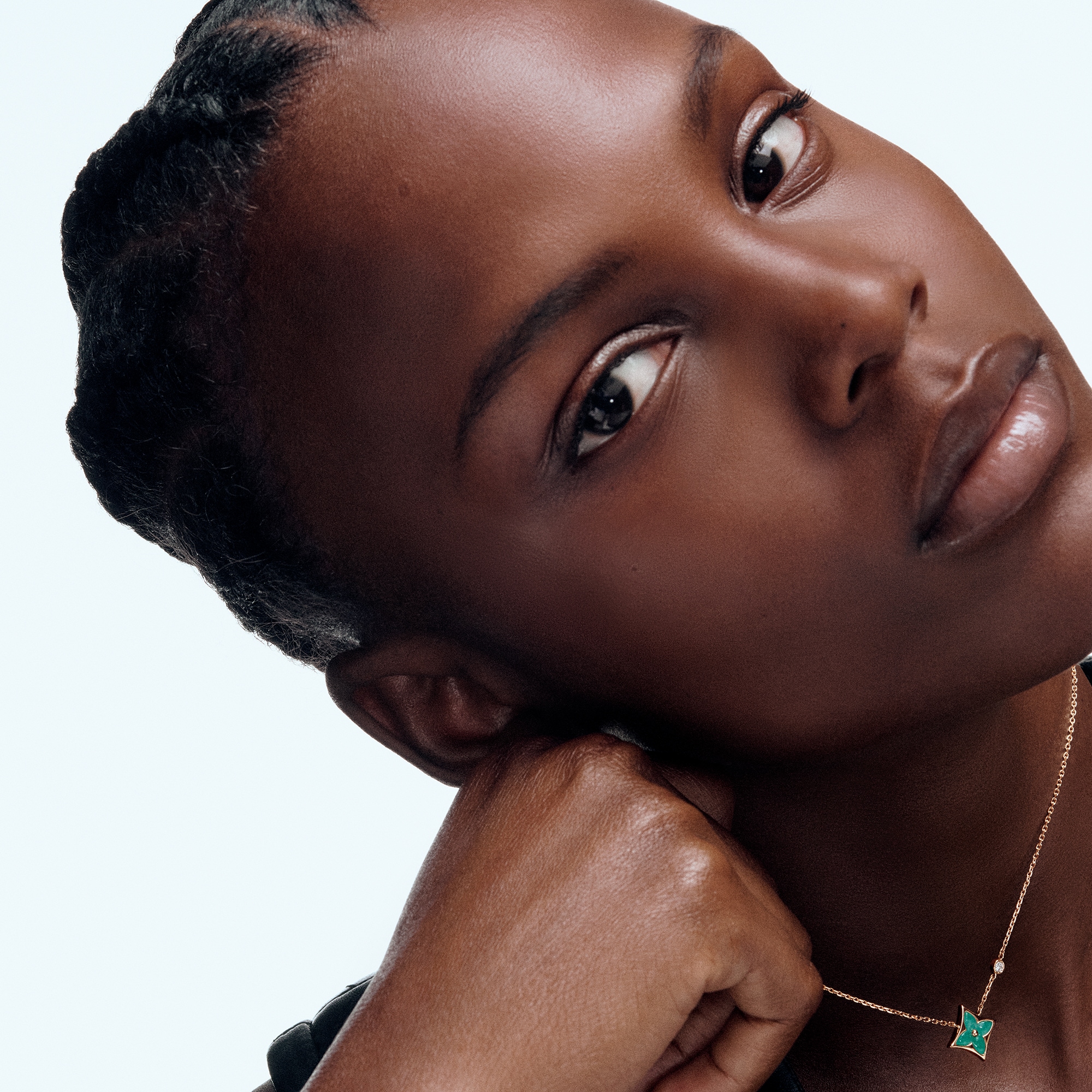 ペンダント カラー ブロッサム BB(イエローゴールド×アマゾナイト×ダイヤモンド)  ジュエリー ジュエリー カテゴリー (製品ズーム)