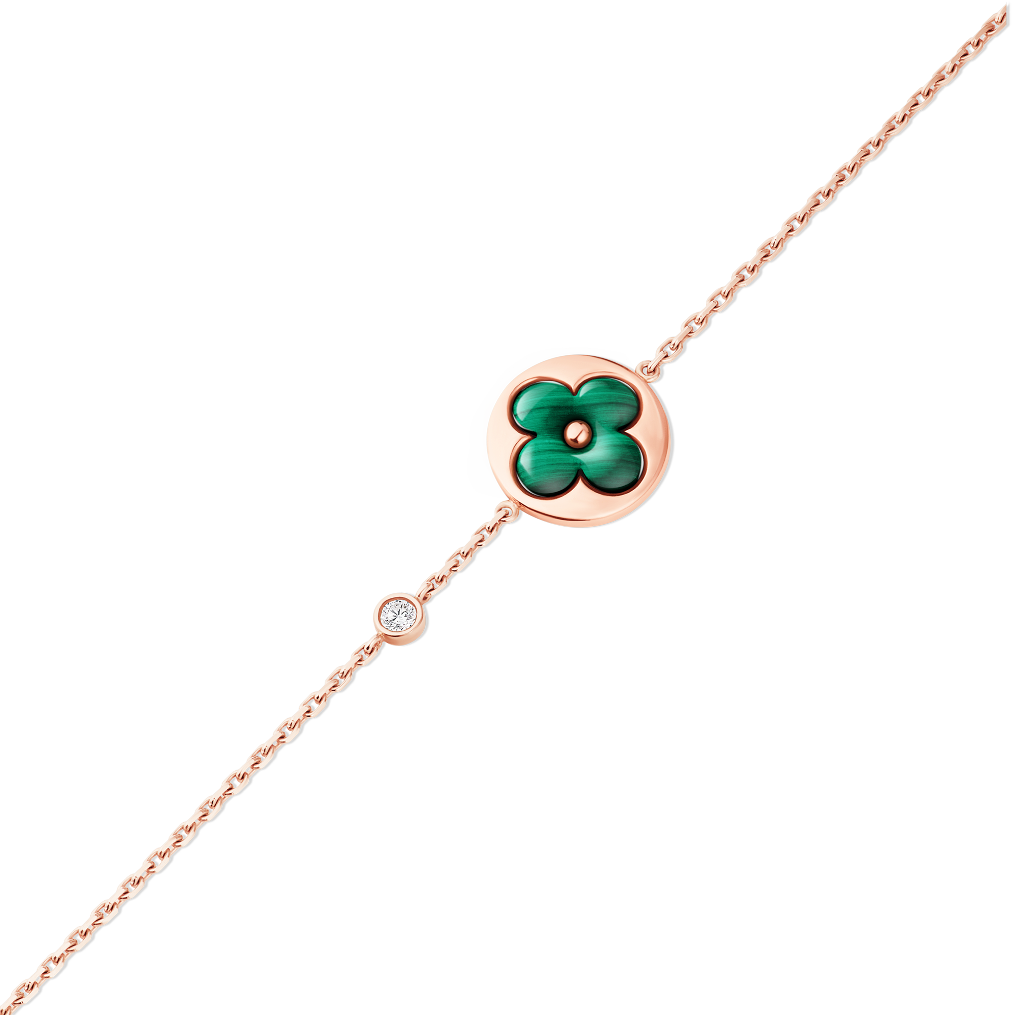 ブレスレット サン ブロッサム BB (ピンクゴールド×マラカイト×ダイヤモンド)  ジュエリー ジュエリー カテゴリー (製品ズーム)