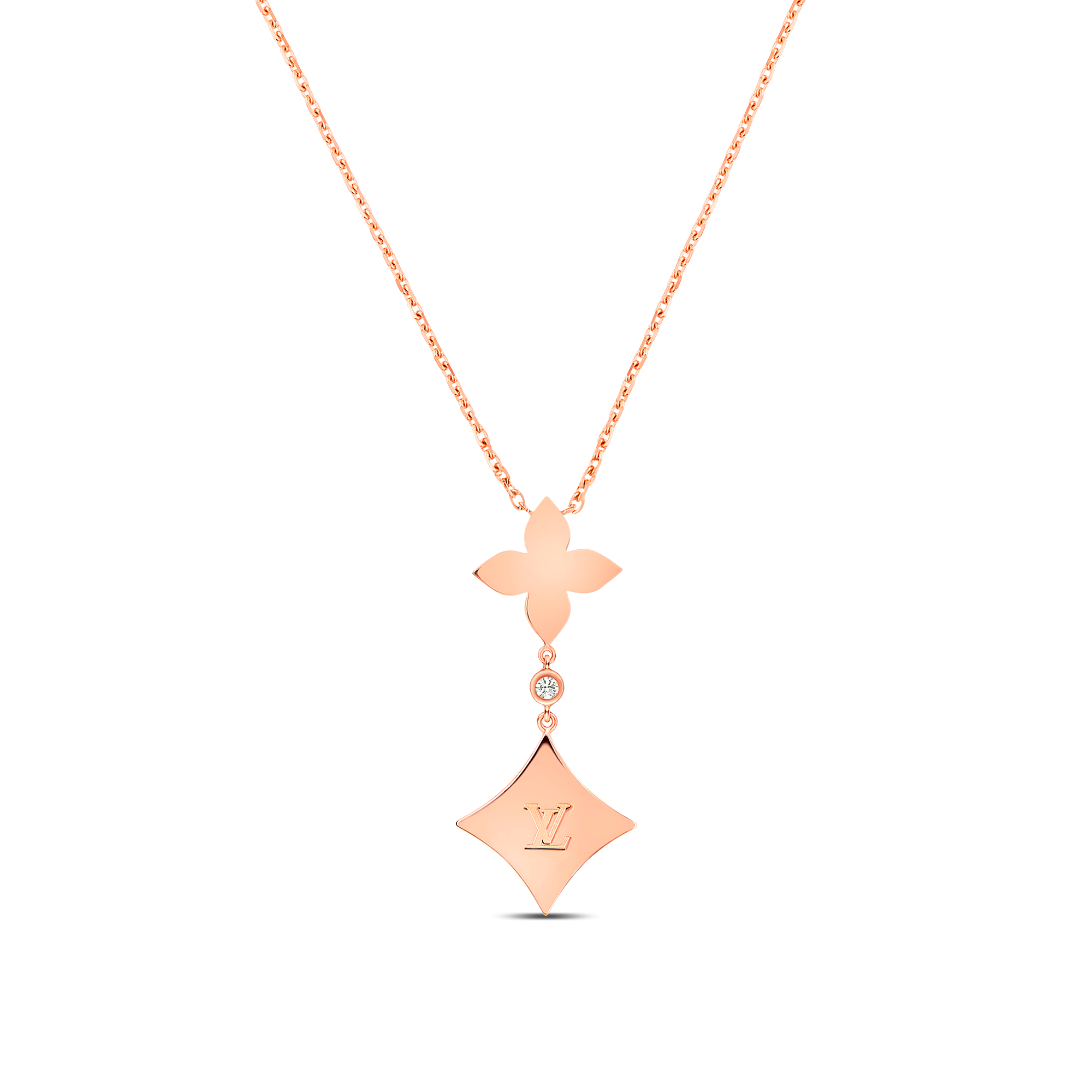 ペンダント スター ブロッサム (ピンクゴールド×ダイヤモンド) ｜ルイ  