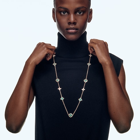 ソートワール カラー ブロッサム 13 モチーフ (ピンクゴールド×マラカイト×ダイヤモンド) ジュエリー ジュエリー カテゴリー (製品ズーム)