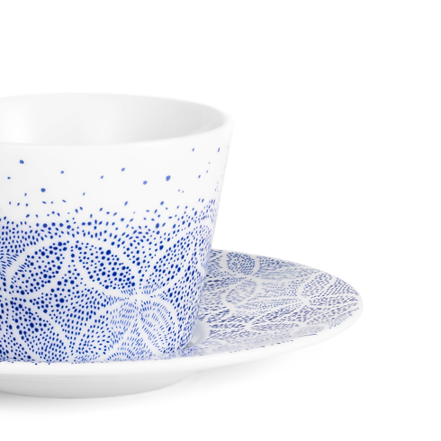 Constellation Set of 2 Coffee Cups and Saucers トランク、トラベル & ホーム ホーム & テーブルウェア (製品ズーム)
