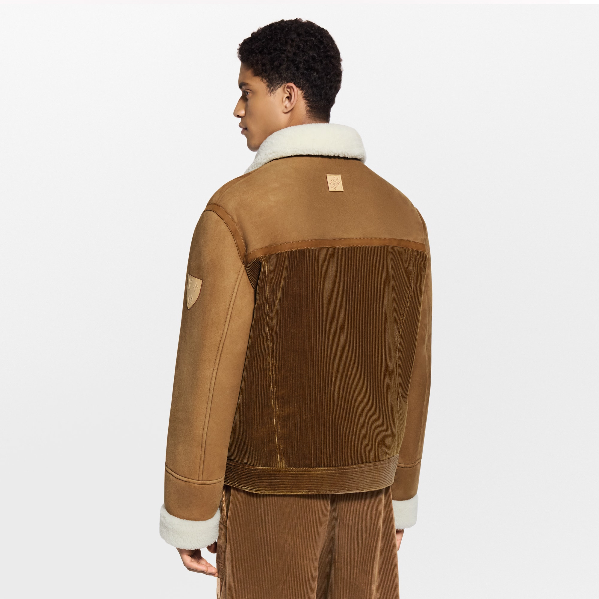 コーデュロイ＆シアリングミックストラッカー  メンズ ウェア(洋服) (製品ズーム)