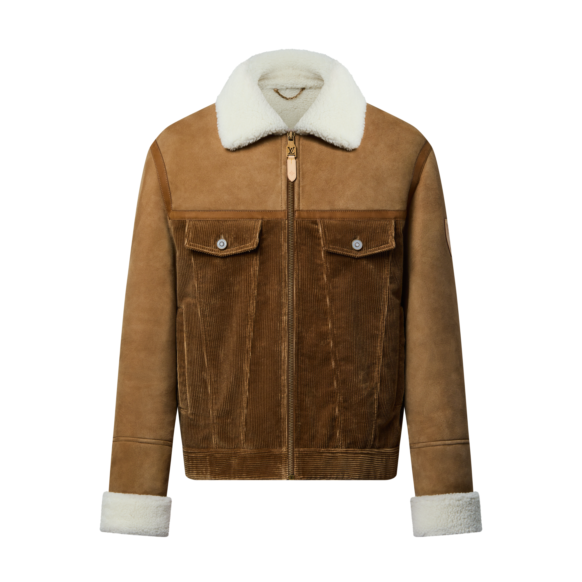 コーデュロイ＆シアリングミックストラッカー  メンズ ウェア(洋服) (製品ズーム)