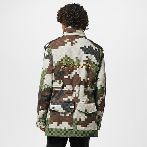 コットンダミエパーカ メンズ Discontinued Product (製品ズーム)