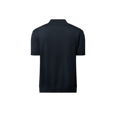 コットンシルクブレンド ショートスリーブポロシャツ メンズ ウェア(洋服) (製品ズーム)