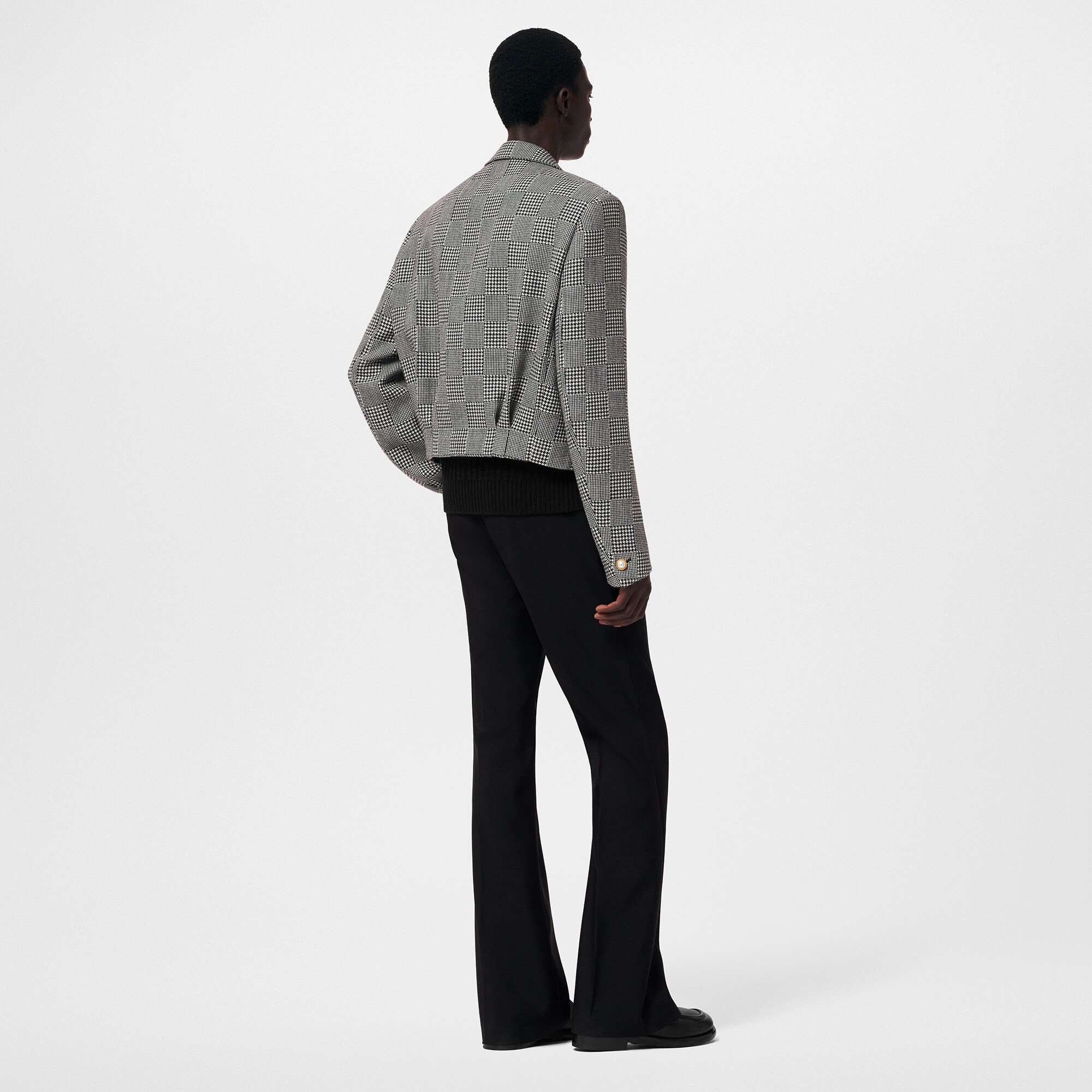 クロップダミエウールダンディジャケット  メンズ Discontinued Product (製品ズーム)