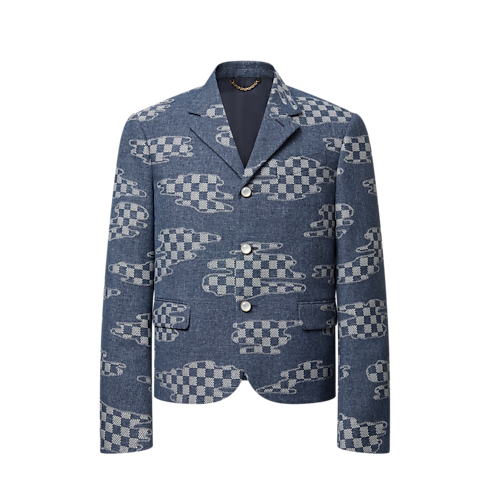 ダミエ クロップド シングルブレストジャケット メンズ ウェア(洋服) (製品ズーム)