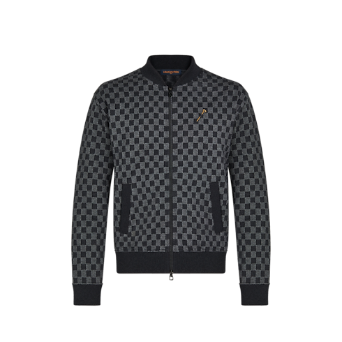 ダミエジャカードジップスルーボンバー メンズ ウェア(洋服) (製品ズーム)