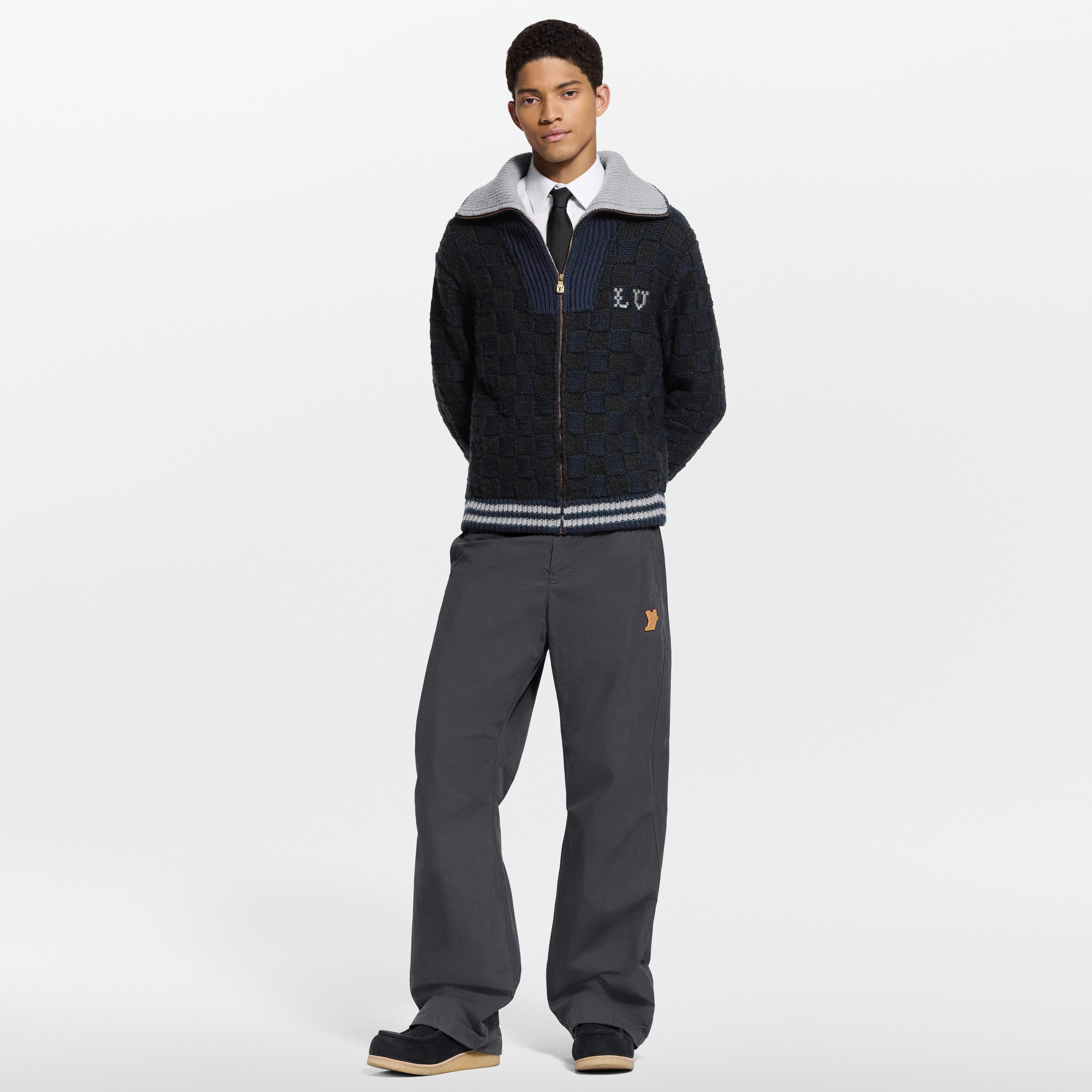 ダミエ ニット ブルゾン  メンズ ウェア(洋服) (製品ズーム)