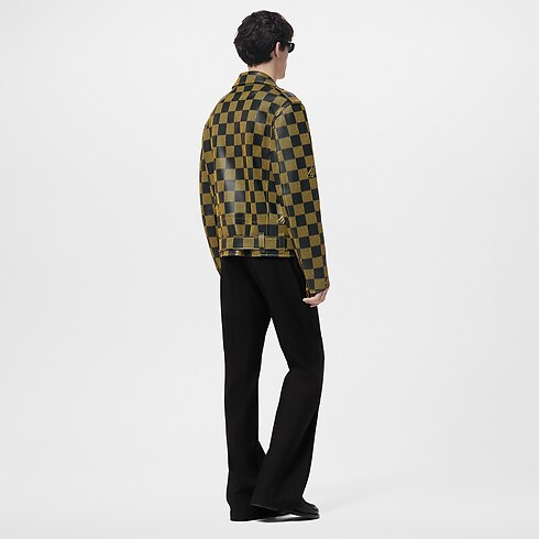 ダミエレザーレザーバイカージャケット メンズ Discontinued Product (製品ズーム)