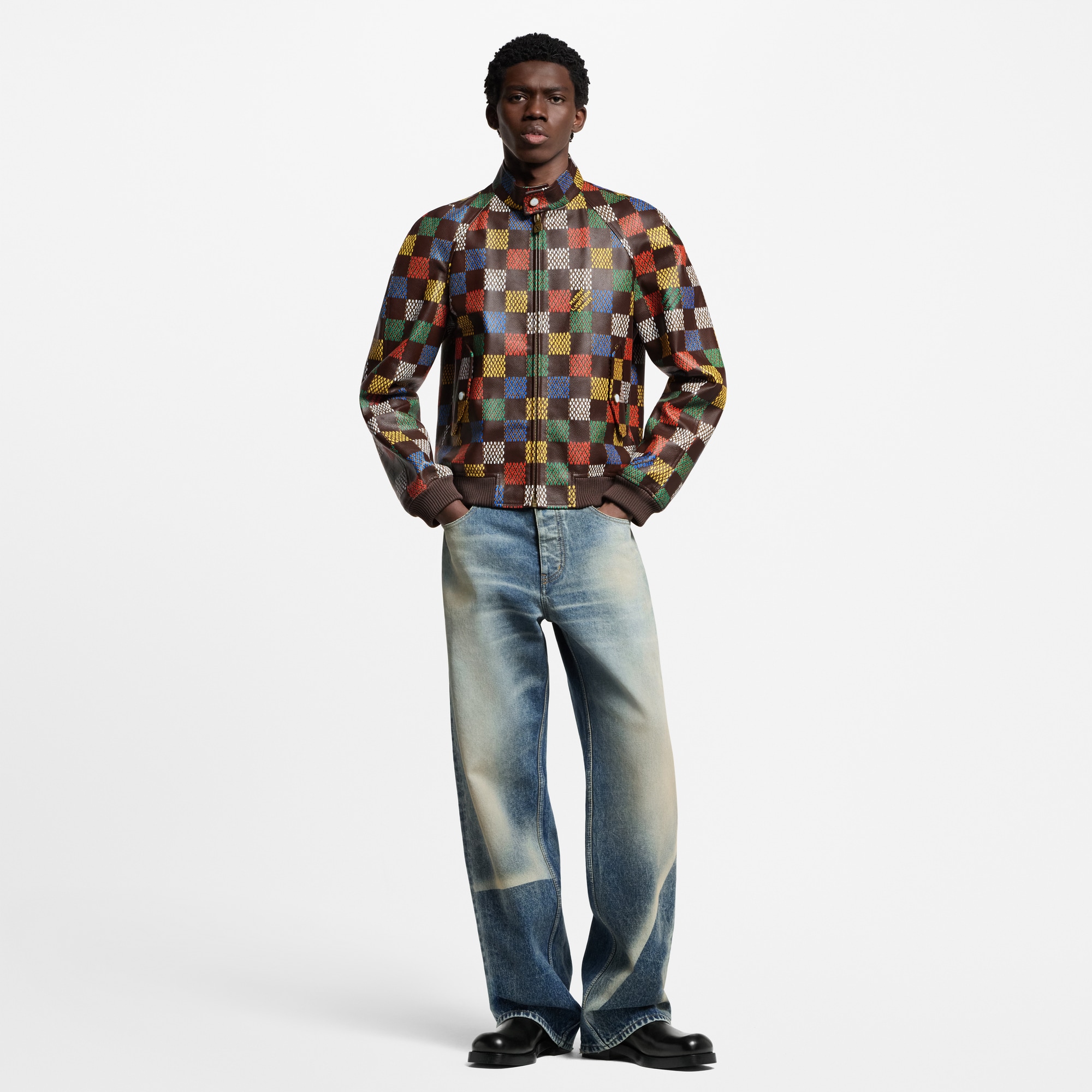 ダミエ レザーブルゾン  メンズ ウェア(洋服) (製品ズーム)