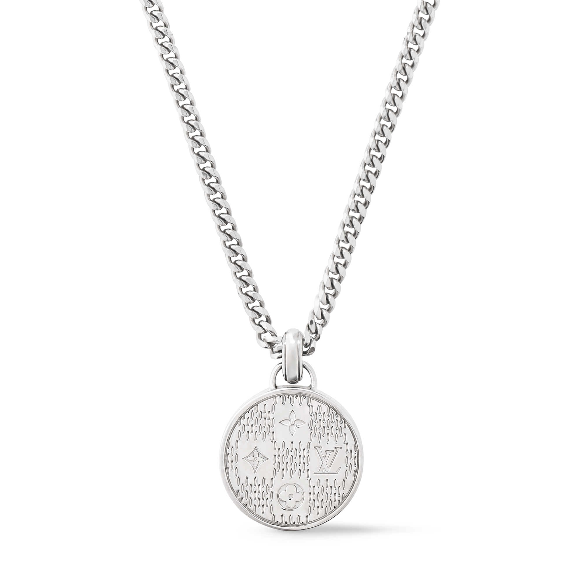 ペンダント･ダミエ ステープル S00 メンズ ファッションジュエリー (製品ズーム)