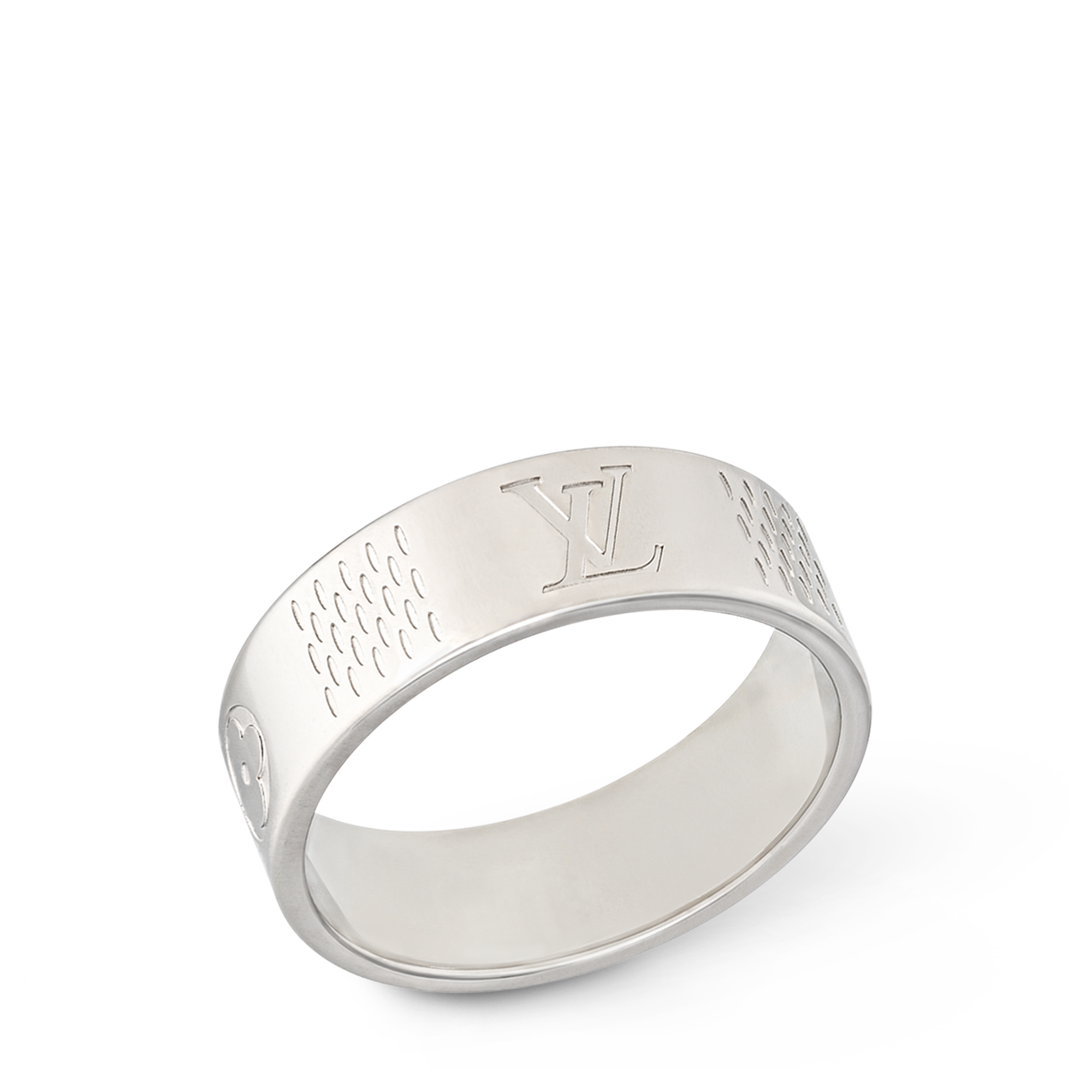 リング･ダミエ ステープル シン S00 メンズ ファッションジュエリー (製品ズーム)