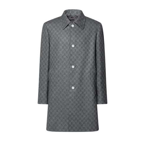 ダミエ ウール オーバーコート メンズ ウェア(洋服) (製品ズーム)