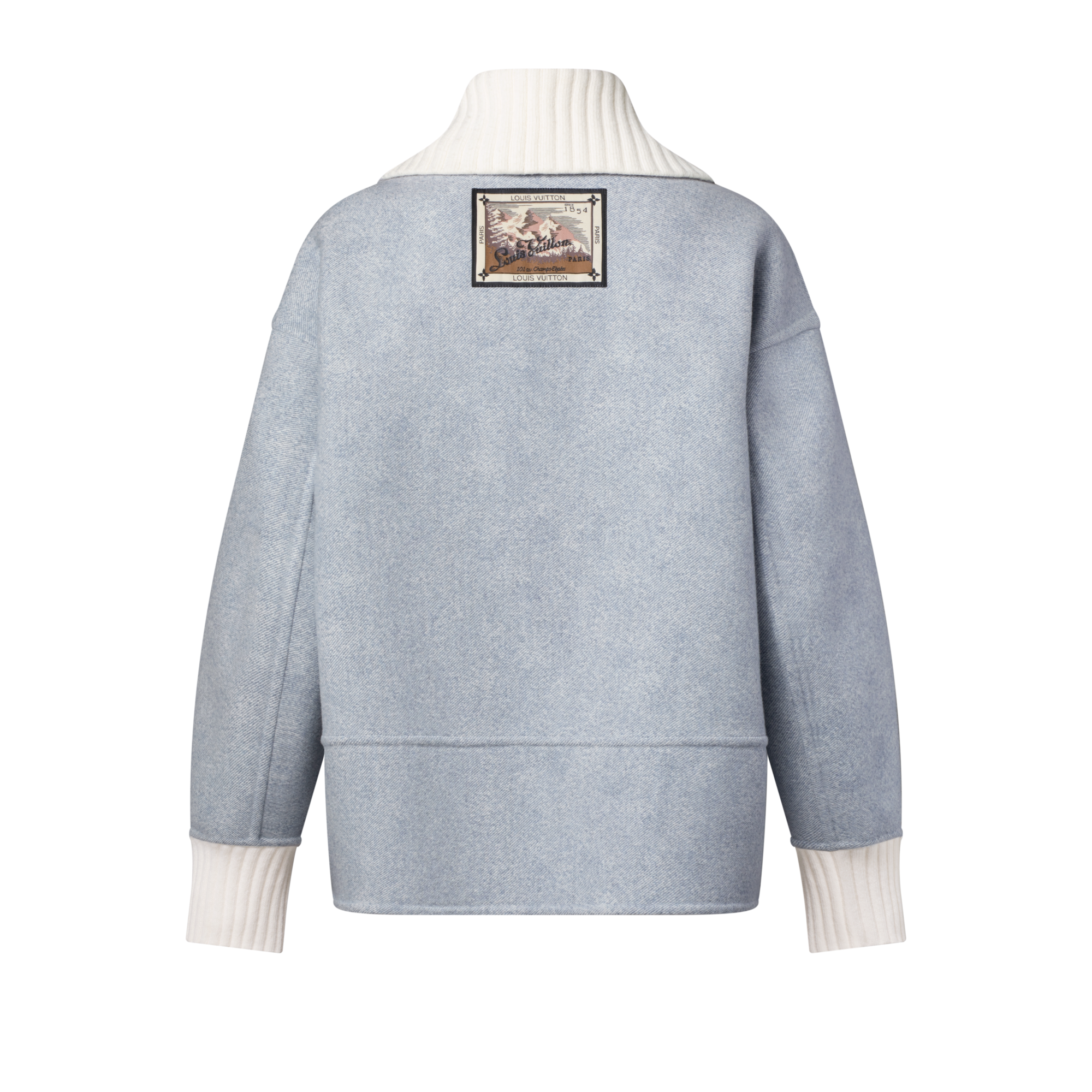 デニムエフェクト ダブルフェイスジャケット  ウィメンズ ウェア(洋服) (製品ズーム)