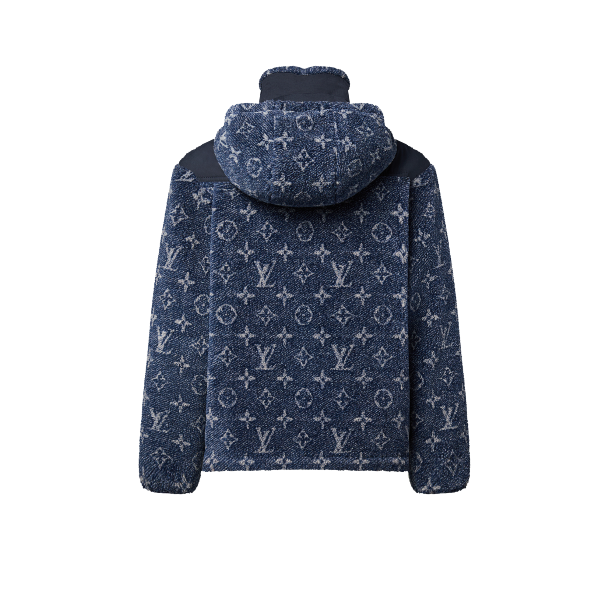 デニムエフェクト モノグラムフリースジャケット  ウィメンズ ウェア(洋服) (製品ズーム)