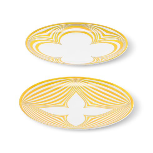 Dolce Vita Set Of 2 Dessert Plates トランク、トラベル & ホーム ホーム & テーブルウェア (製品ズーム)