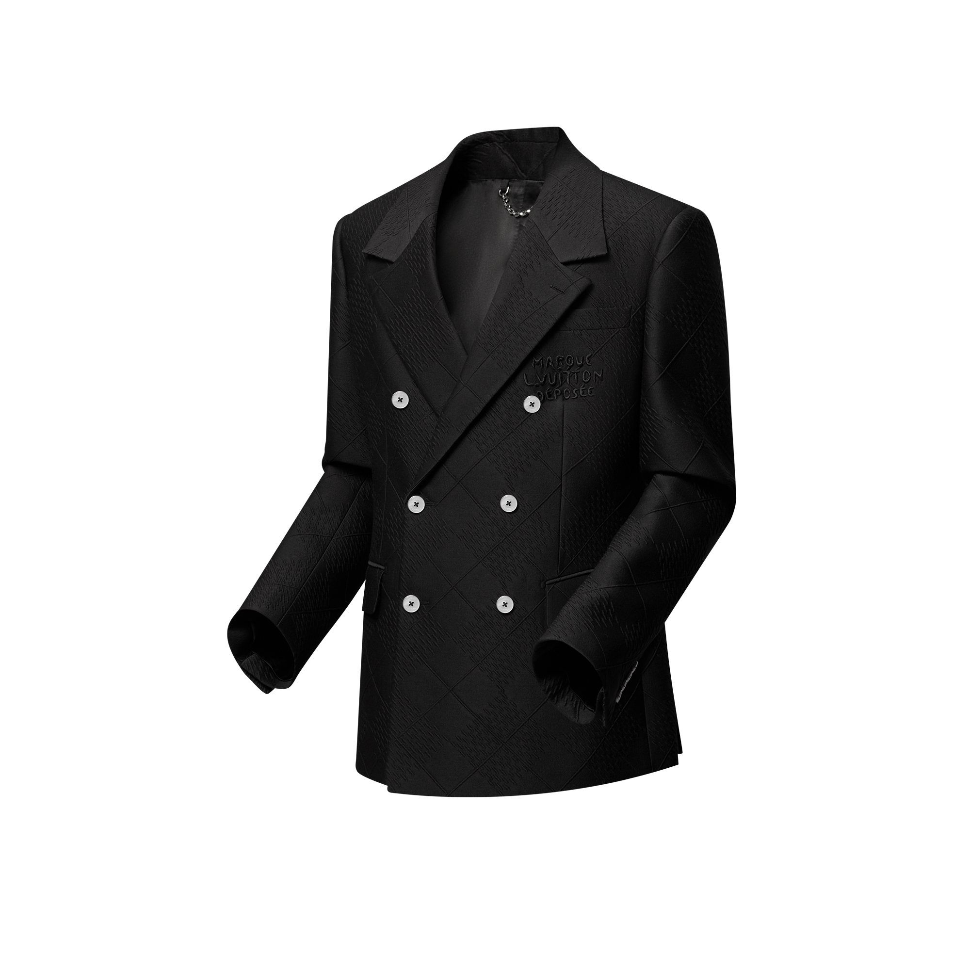 ダブルブレステッドウールシルクブレンドテーラードジャケット  メンズ プレタポルテ(洋服) (製品ズーム)