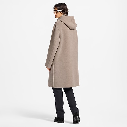 ダブルフェイス フーデッドコート メンズ ウェア(洋服) (製品ズーム)