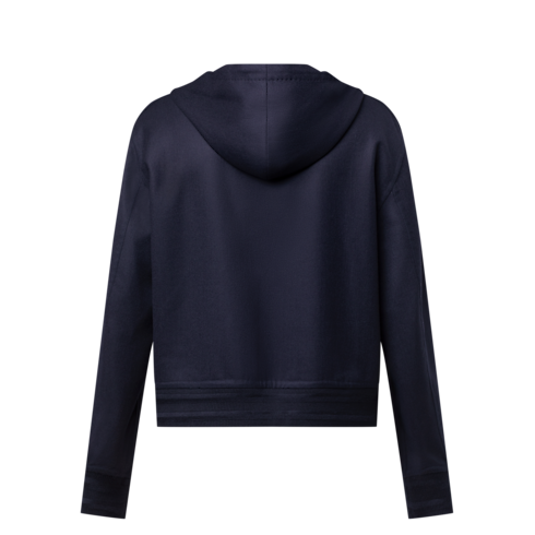 ダブルフェイス ウールシルクブレンド フーデッドブルゾン メンズ ウェア(洋服) (製品ズーム)