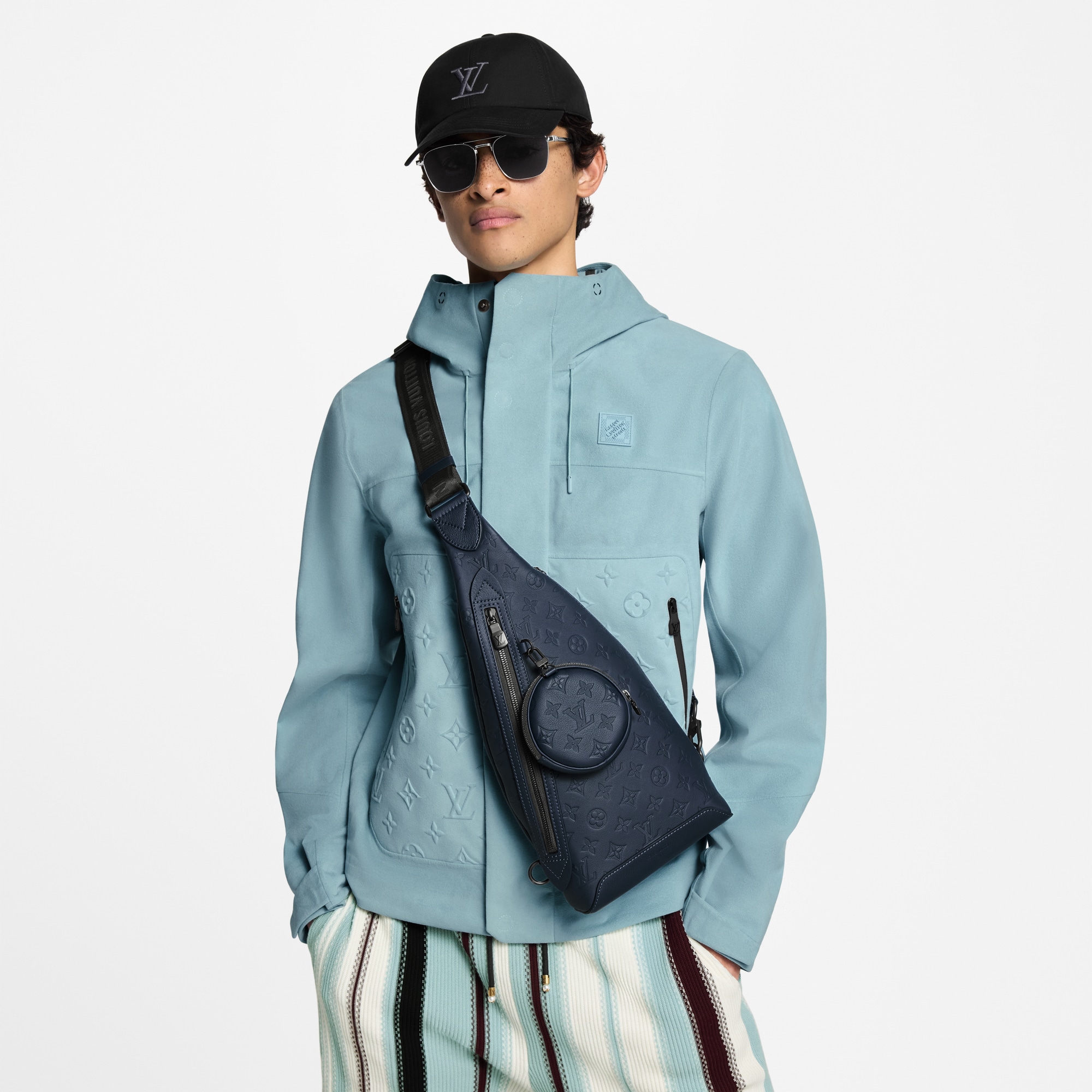 ルイ・ヴィトン LOUIS VUITTON デュオ スリングバッグ ウエストバッグ  