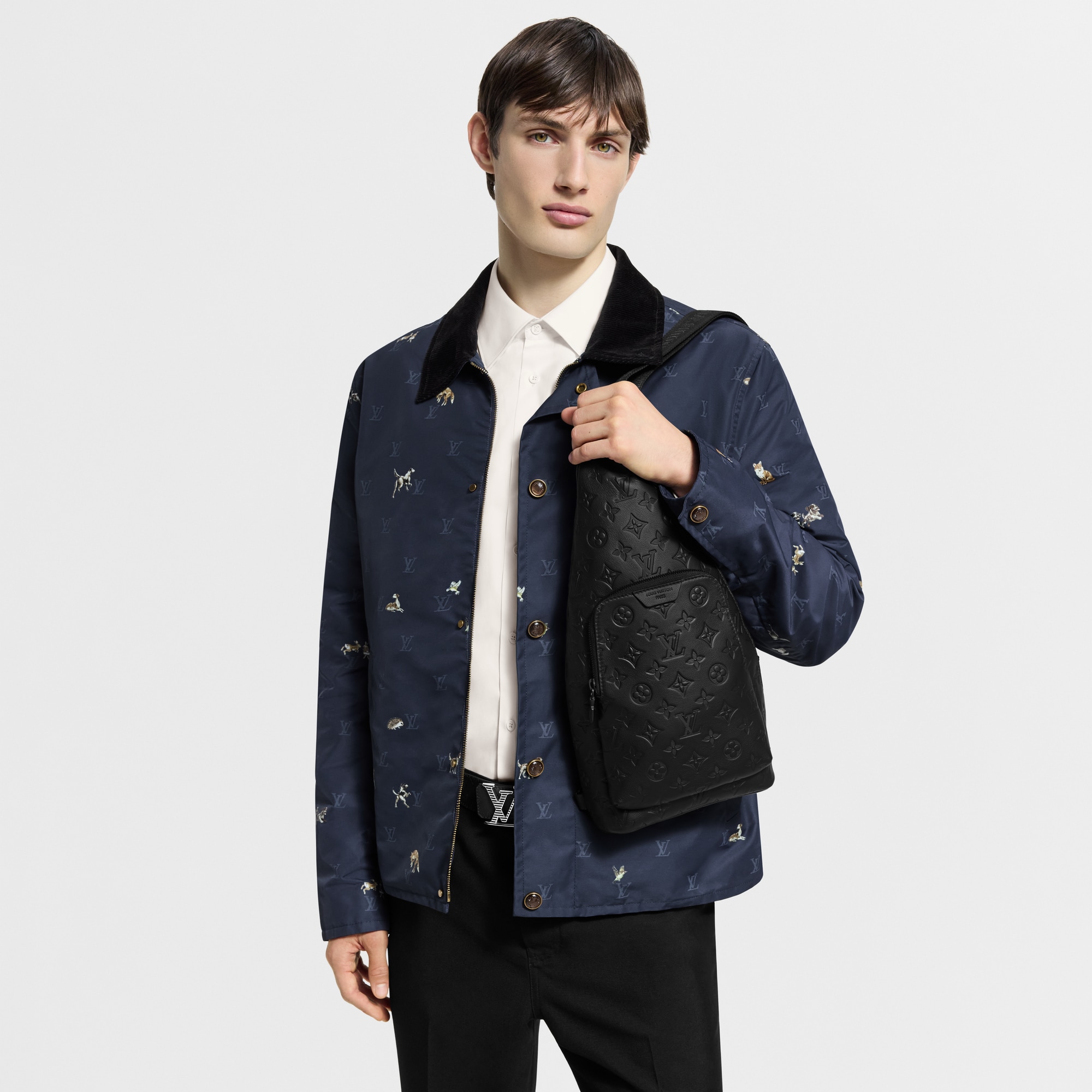 デュオ･スリングバッグ モノグラム･シャドウ バッグ･財布･小物 メンズ･バッグ (製品ズーム)