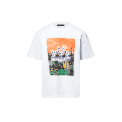 エンベリッシュド グラフィックコットンTシャツ メンズ ウェア(洋服) (製品ズーム)