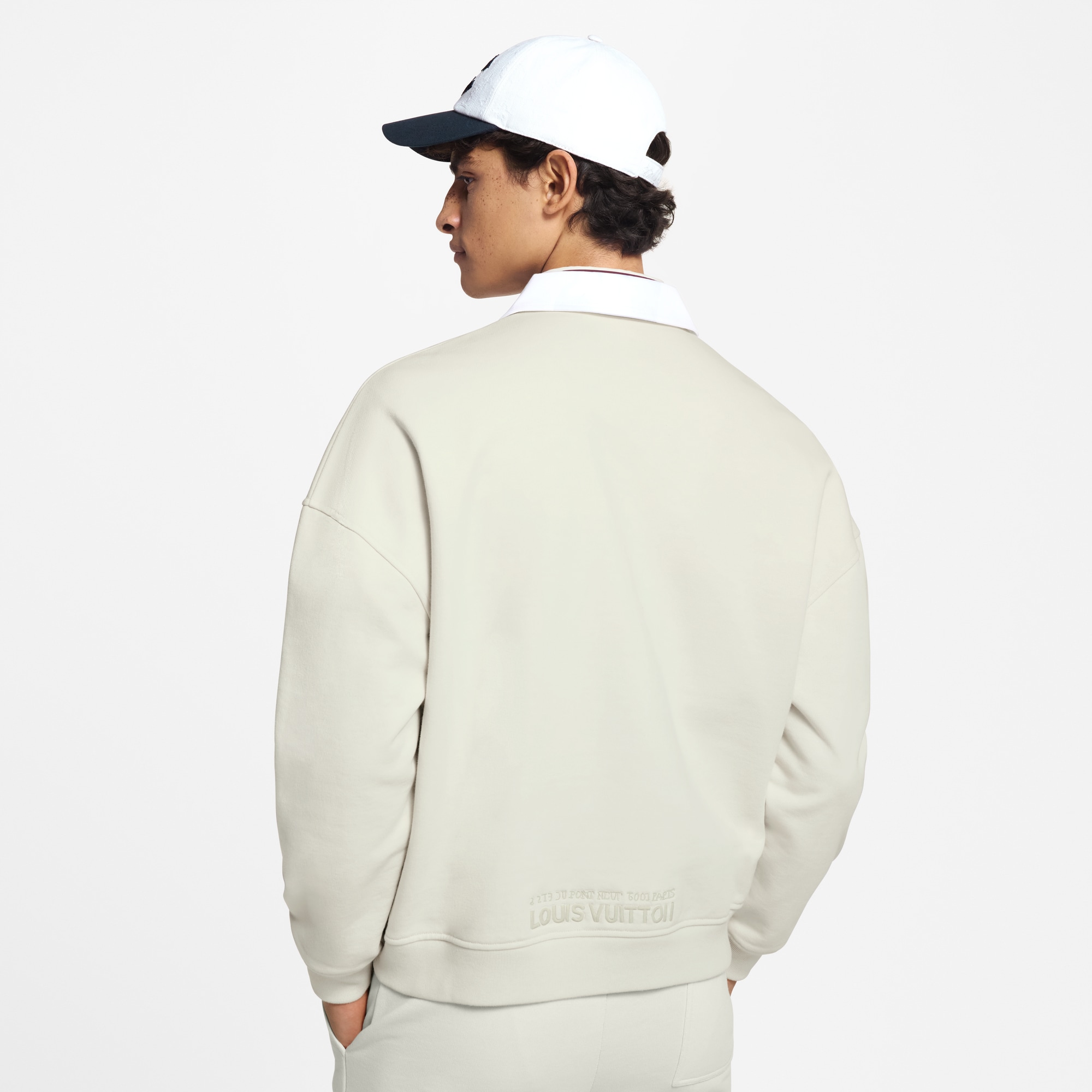 エンベリッシュド ハーフジップ スウェットシャツ  メンズ プレタポルテ(洋服) (製品ズーム)
