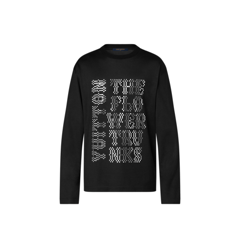 エンベリッシュドロングスリーブウールTシャツ (製品ズーム)