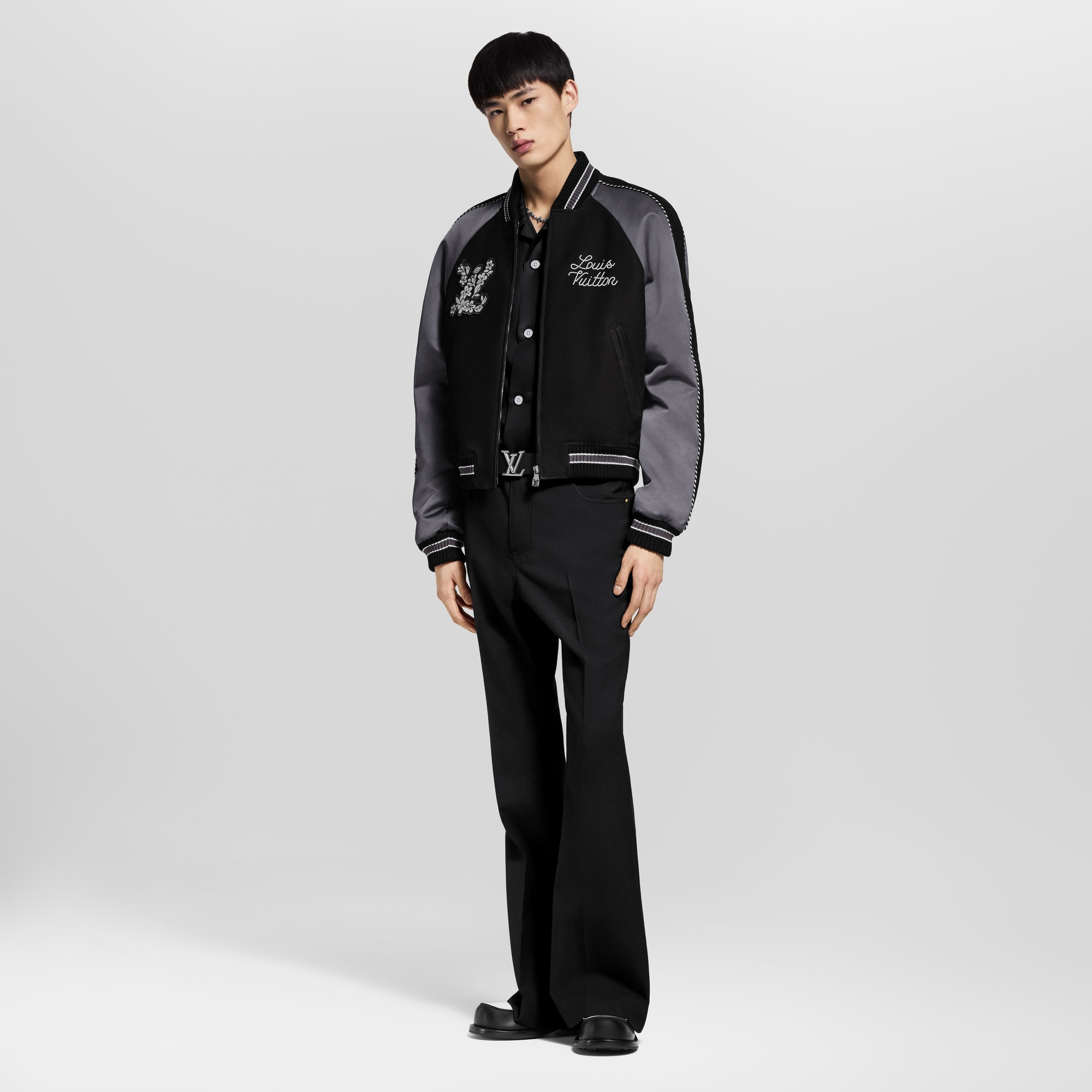 エンベリッシュド ミックスレザーブルゾン  メンズ ウェア(洋服) (製品ズーム)