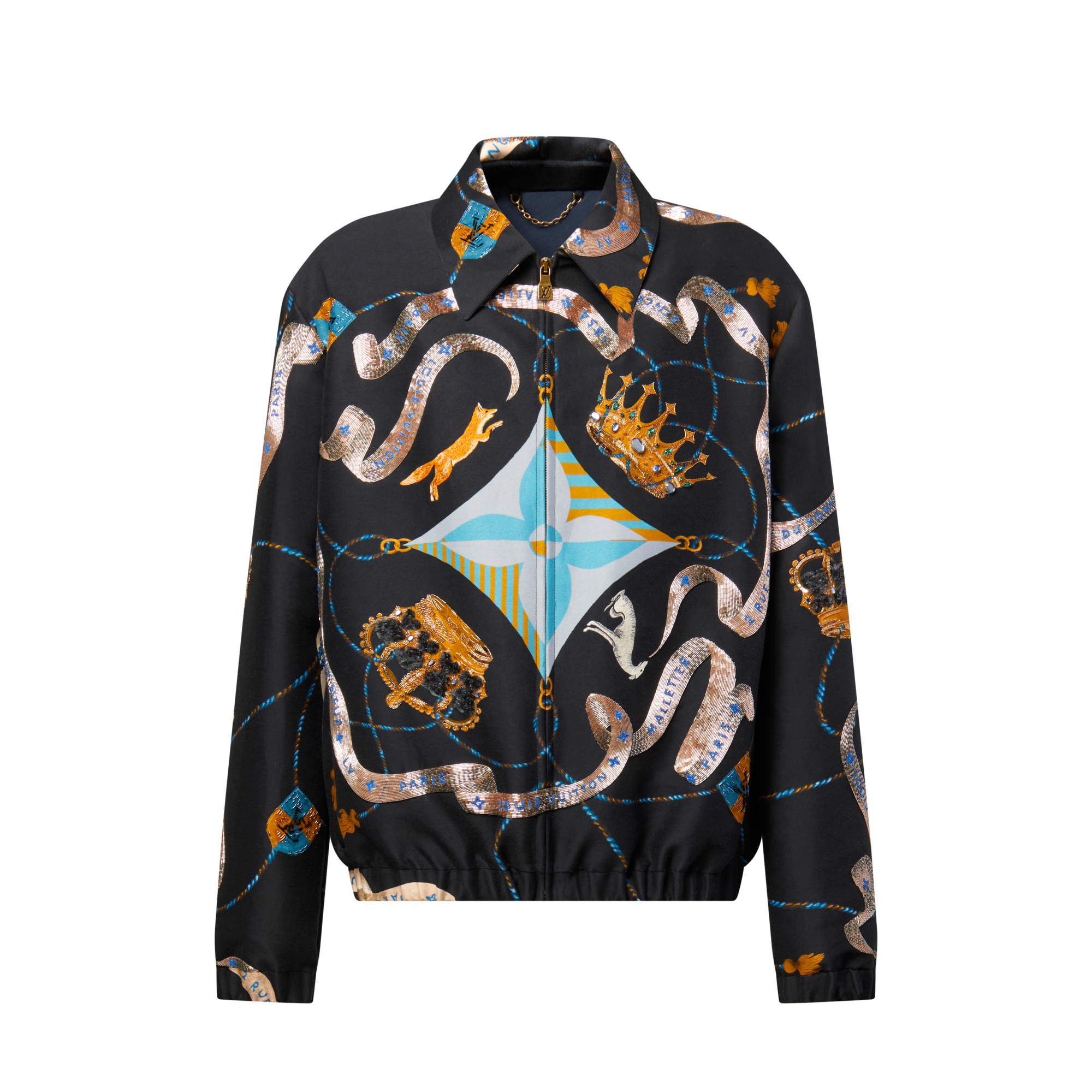 エンベリッシュド サテンブルゾン  メンズ ウェア(洋服) (製品ズーム)