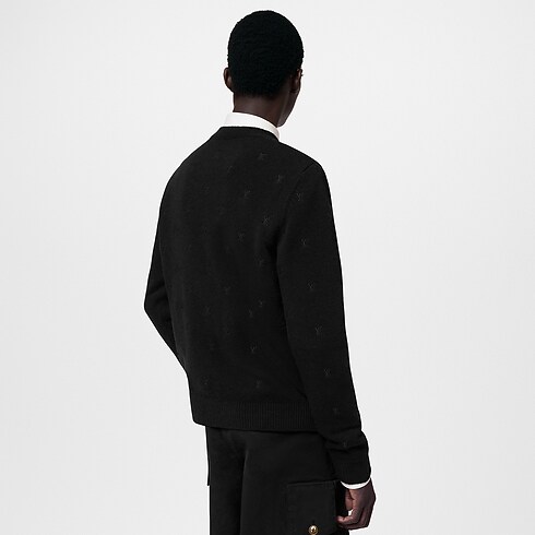 エンブロイダードシグネチャーメリノクルーネック メンズ ウェア(洋服) (製品ズーム)