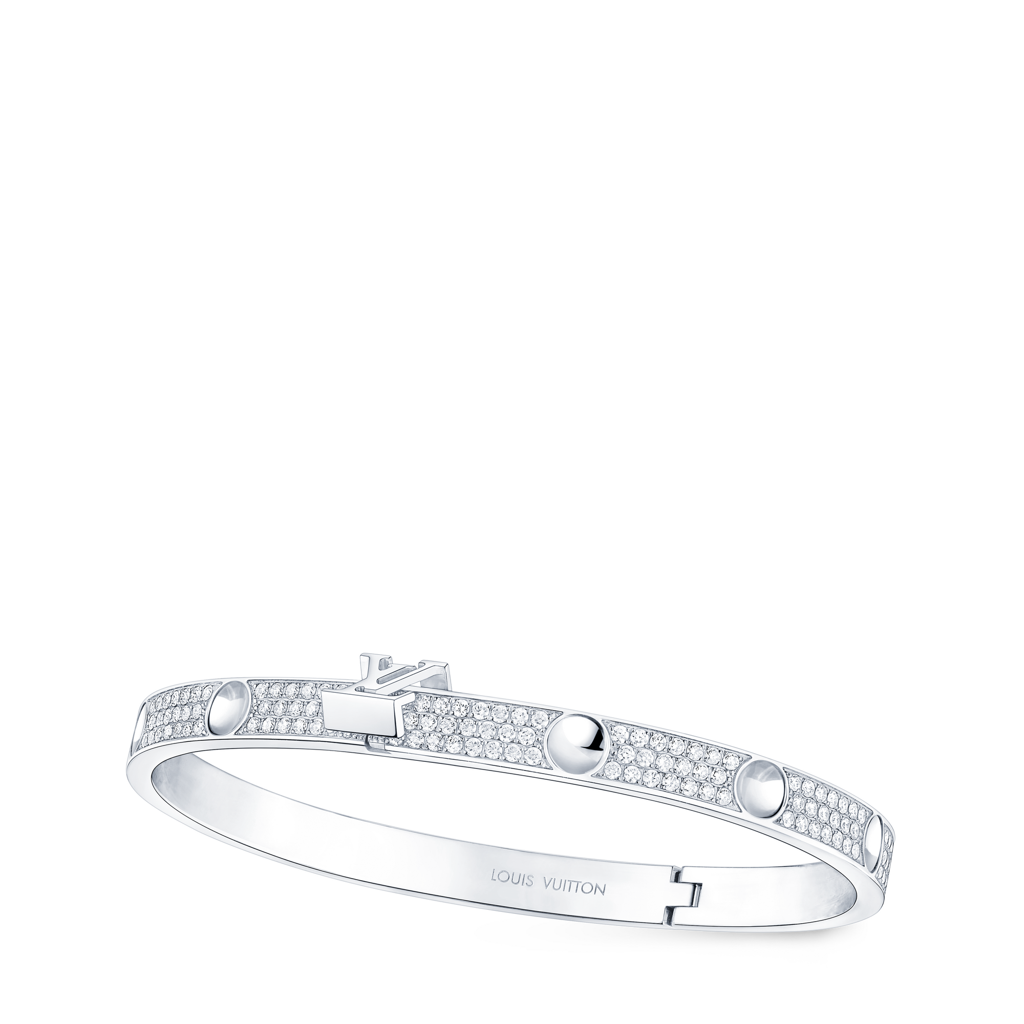 バングル アンプラント LV（ホワイトゴールド×ダイヤモンド）  ジュエリー ジュエリー カテゴリー (製品ズーム)