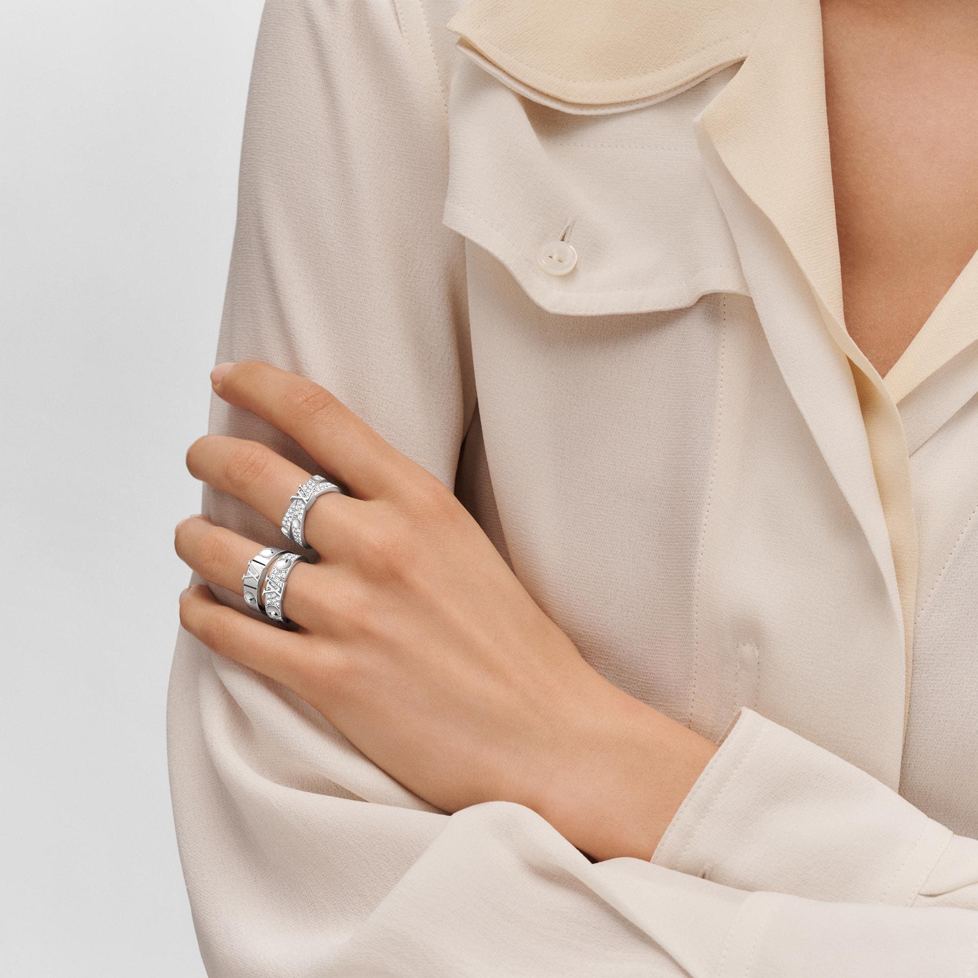 リング ドゥーブル アンプラント（ホワイトゴールド×ダイヤモンド）  ジュエリー ジュエリー カテゴリー (製品ズーム)